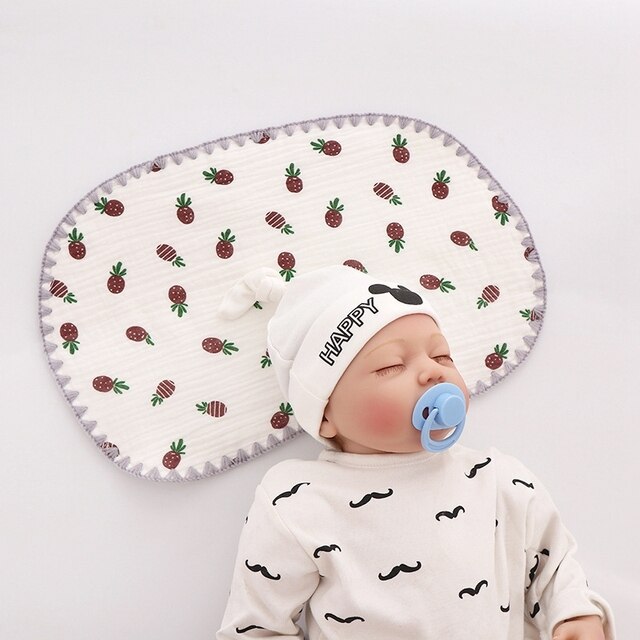Poduszka Anti Roll dla niemowląt - kształtująca maluchowi doskonałą pozycję podczas snu, zapobiega płaskiej głowie i absorbuje pot - ochrona i komfort dla noworodka - Wianko - 2