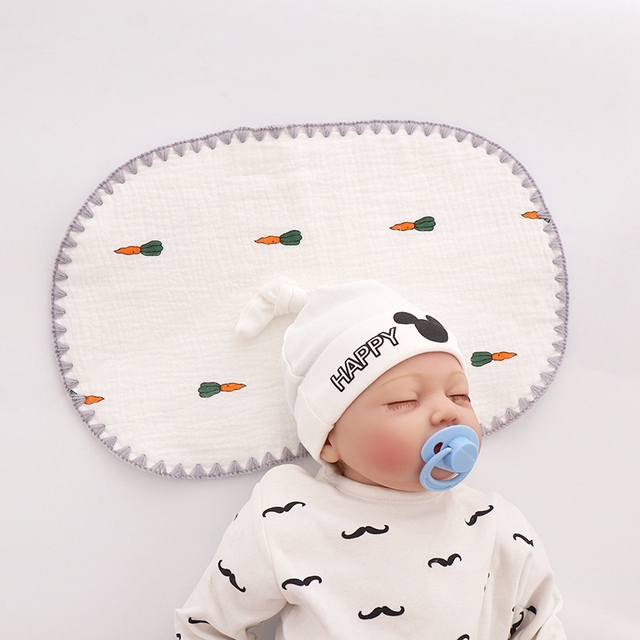 Poduszka Anti Roll dla niemowląt - kształtująca maluchowi doskonałą pozycję podczas snu, zapobiega płaskiej głowie i absorbuje pot - ochrona i komfort dla noworodka - Wianko - 6