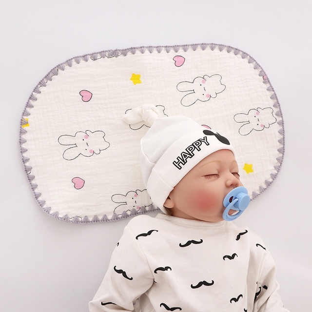 Poduszka Anti Roll dla niemowląt - kształtująca maluchowi doskonałą pozycję podczas snu, zapobiega płaskiej głowie i absorbuje pot - ochrona i komfort dla noworodka - Wianko - 4
