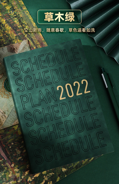 2022 Harmonogram Notebook - Kalendarz i dziennik planowania - jedna strona na dzień - Wianko - 14