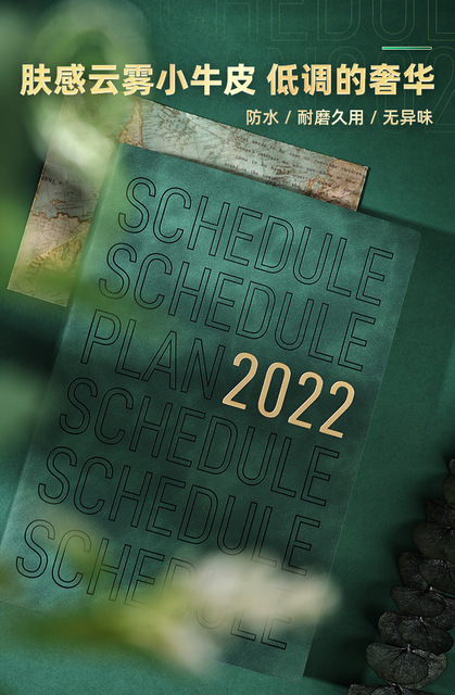 2022 Harmonogram Notebook - Kalendarz i dziennik planowania - jedna strona na dzień - Wianko - 6