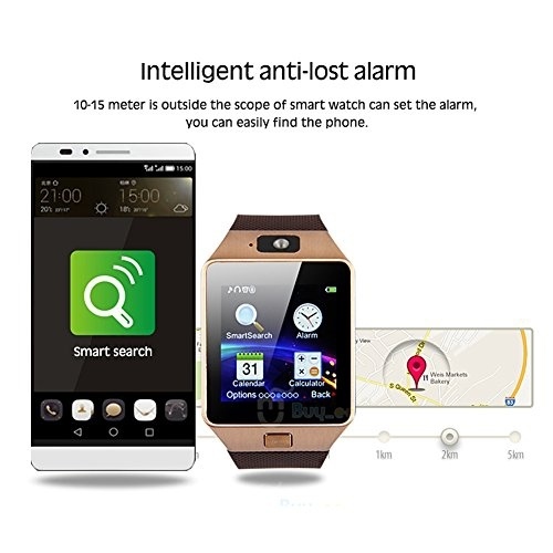 Inteligentny zegarek Bluetooth DZ09 - poręczny smartwatch z karta SIM, dla iPhone'a i smartfonów Samsung Android - Wianko - 18