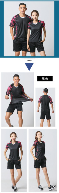 Koszulka tenisowa Sport Quick Dry Men - zestaw damski - Wianko - 9
