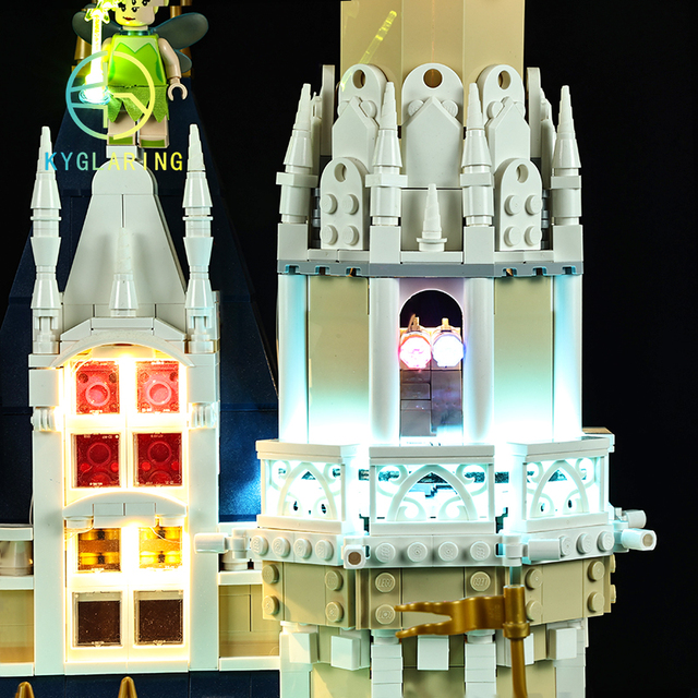 Kyglaring oświetlenie LED DIY dla kopciuszka - zestaw zabawek dla budowania klasycznego zamku księżniczki - Wianko - 19