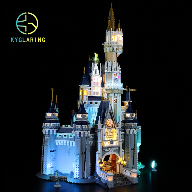 Kyglaring oświetlenie LED DIY dla kopciuszka - zestaw zabawek dla budowania klasycznego zamku księżniczki - Wianko - 13