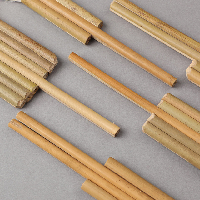 Pędzel akwarelowy z uchwytem bambusowym i kozią włoską 1PC z płaskim kształtem - Art Supplies - Wianko - 8