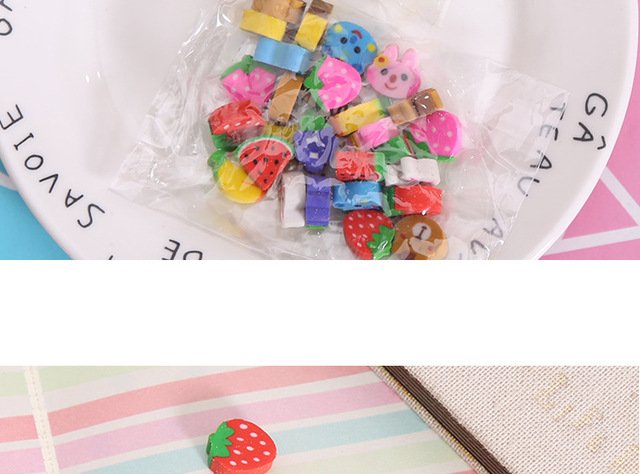 30 paczek mini gumek, małe gumki w kształcie kreskówkowych postaci, kreatywne artykuły papiernicze dla dzieci - gumki Koreańskie - Wianko - 9