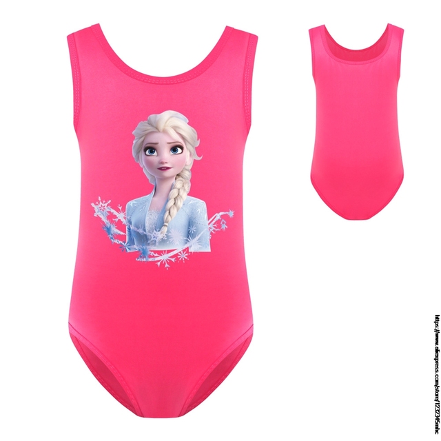 Dziecięcy strój kąpielowy mrożone Elsa Disney Kids jednoczęściowy - dla dziewczynek - Wianko - 15