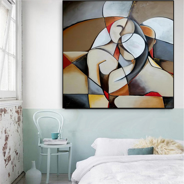 Kobietę abstrakcyjną - słynne malowidła i plakaty Picassa na płótnie - Wianko - 3