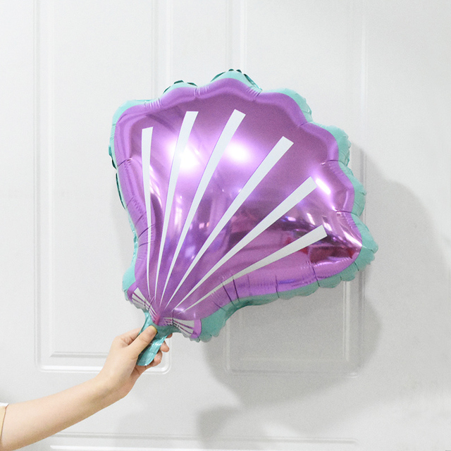 Zestaw dekoracyjny Syrenka - balon, baner, ogon, balon w kształcie cyfry - dla urodzinowej przyjętości dziewczynki - Wianko - 13