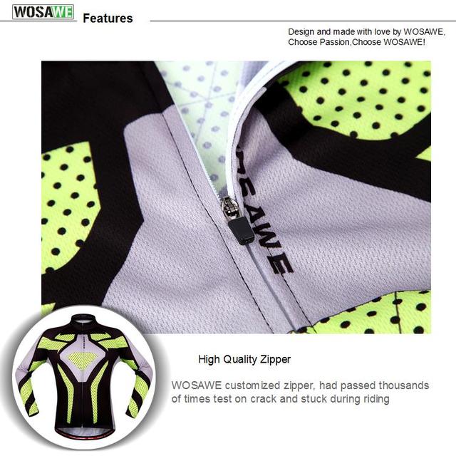 Koszulka rowerowa WOSAWE 2020 na długie rękawy do jazdy MTB - wiosna/lato - Wianko - 10