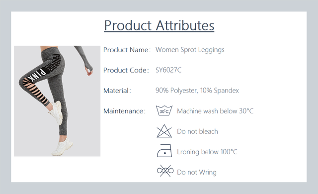 Damskie spodnie sportowe DMRRAIL z białym nadrukiem liter, wyciętymi slipami i elastycznym pasem - idealne do jogi - Wianko - 1