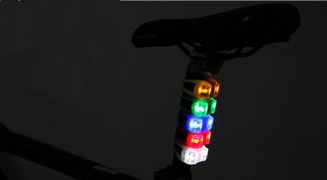Mini wodoodporne silikonowe światło ostrzegawcze LED do roweru - akcesorium sportowe - Wianko - 3