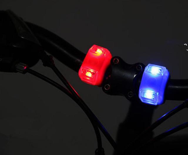 Mini wodoodporne silikonowe światło ostrzegawcze LED do roweru - akcesorium sportowe - Wianko - 5