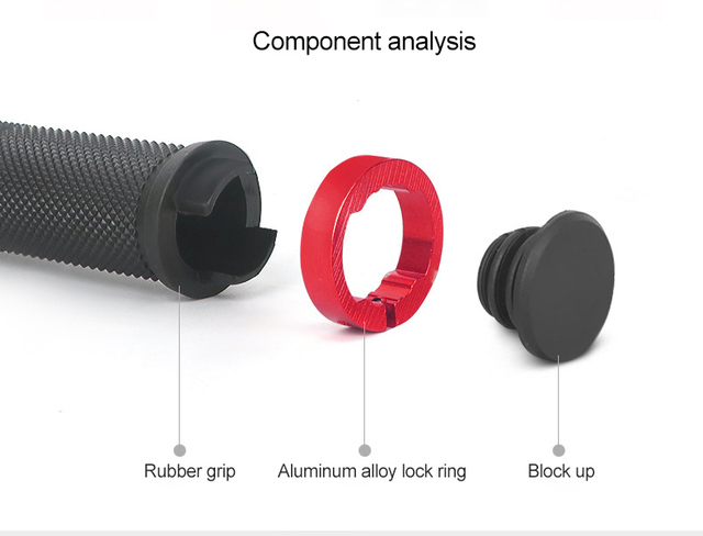 Miękkie uchwyty rowerowe MTB BMX do kierownicy - silne wsparcie, blokada na końcach - Wianko - 2