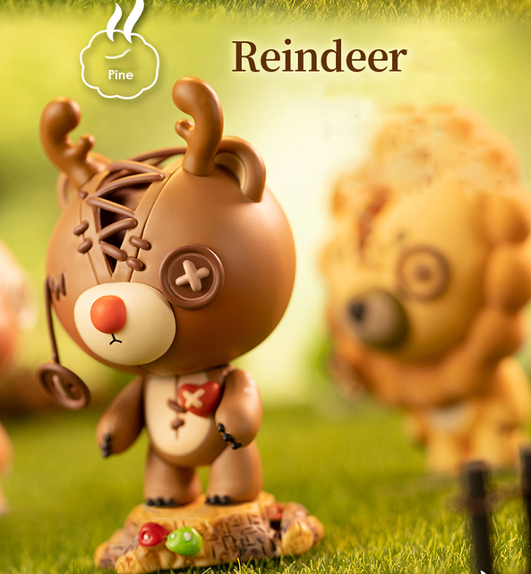 Pudełko z niespodzianką Raggedy Teddy Animal Friend z figurką zapachową i rysunkiem Anime - finalna wersja tytułu - Wianko - 4