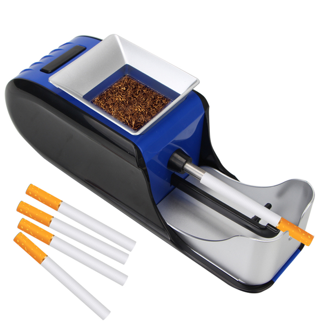 Elektryczna maszyna do skręcania papierosów z wtyczkami EU/US - Tytoń Roller DIY autom. napełnianie papierosów - Wianko - 8
