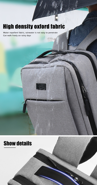 Plecak mody z USB i zabezpieczeniem przed kradzieżą, pojemny turystyczny na laptopa [Rozmiary: 13-17.3 Cal] - Wianko - 10