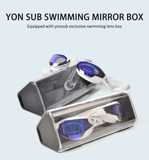 Okulary pływackie przeciwmgielne i anty-ultrafioletowe unisex, regulowane wodą sil - Wianko - 9