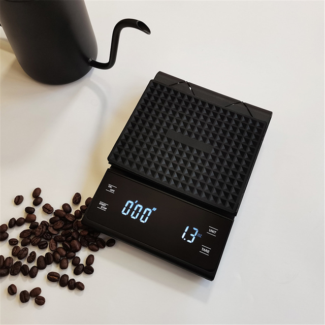 Inteligentna waga kuchenna USB Charging Hand Coffee z funkcją odliczania czasu prażenia, wodoodporna - Wianko - 20