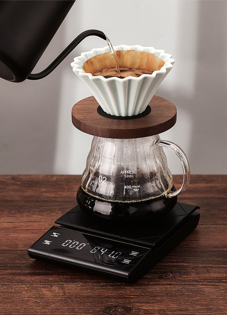 Inteligentna waga kuchenna USB Charging Hand Coffee z funkcją odliczania czasu prażenia, wodoodporna - Wianko - 27