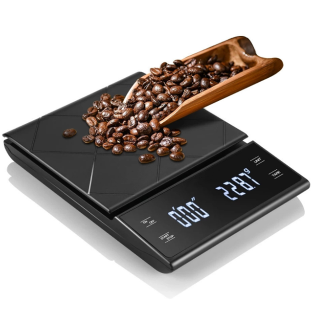 Inteligentna waga kuchenna USB Charging Hand Coffee z funkcją odliczania czasu prażenia, wodoodporna - Wianko - 15