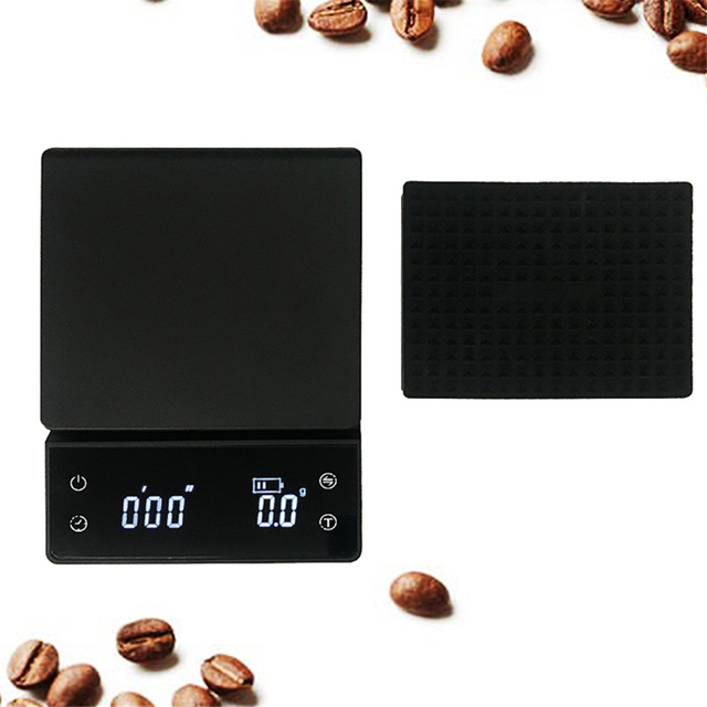 Inteligentna waga kuchenna USB Charging Hand Coffee z funkcją odliczania czasu prażenia, wodoodporna - Wianko - 6