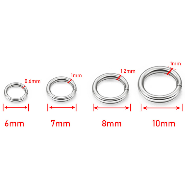 Partia 200 sztuk złotych podziałowych pierścieni Jump 3-8mm do tworzenia biżuterii DIY - Wianko - 5