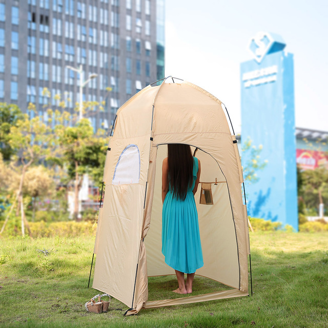 Namiot plażowy z osłoną na deszcz i przeciwsłoneczną markizą z funkcją prywatności - Wianko - 7