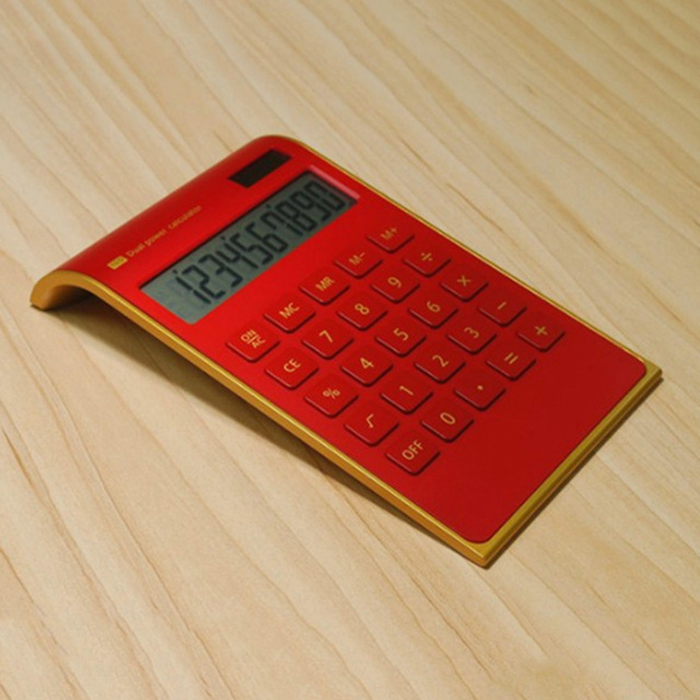 Kalkulator energii słonecznej Slim 10 cyfrowy, przenośny i kreatywny z podwójnym zasilaniem klawiatury kryształowej - Wianko - 4