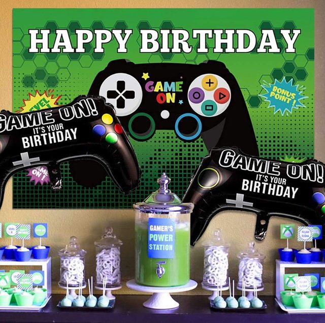 Gra wideo - zestaw 80 sztuk balonów Garland łuk do dekoracji urodzinowych dla chłopców - Wianko - 4