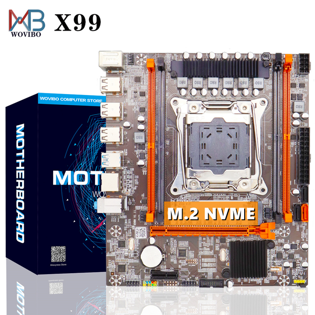 Płyta główna LGA 2011 V3 X99 SATA III M.2 NVME SSD USB 3.0 DDR4 Intel LGA2011-3 I7 Xeon E5 CPU - Placa Mae - Wianko - 10