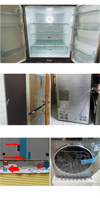 Taśma klejąca PET niebieska - lodówka, klimatyzator, instalacja - 50 metrów/rolka - Wianko - 6