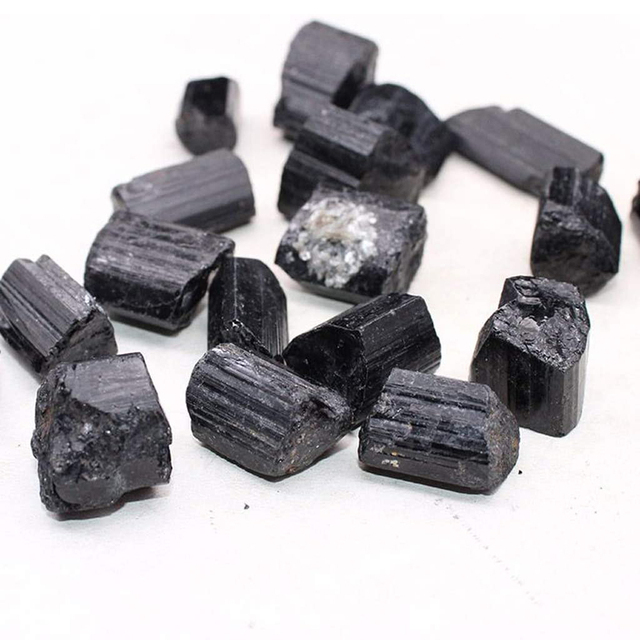 Naturalny kryształ czarnego turmalinu - ręcznie pleciony wisior z kamieniem czakry - Wianko - 5