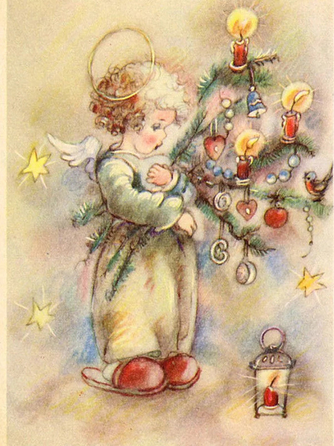 Diamentowy obraz 5D DIY - Chubby Blond mały kąt dziewczyna i królik, pełny haft diamentowy, księżyc Boże Narodzenie, mozaika obrazy - Wianko - 8