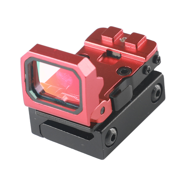 Etui kolimatorowe z klapką Red Dot 20mm Picatinny do montażu na szynie Glock RMR - luneta karabinowa holograficzna Reflex - Wianko - 5