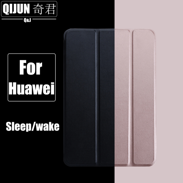 Pokrowiec na tablet Huawei MediaPad T5 10.1, Auto Smart Sleep Wake, funda Trifold, stojak, jednokolorowy, karta AGS2-W09/W19/L03/L09 - Wianko - 3