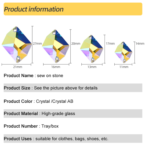 Kryształ AB - kosmiczne szklane kryształki Flatback - szkło Strass - szyć na odzież rzemiosło suknia ślubna kamienieKosmiczne szklane kryształki AB Flatback Strass do szyć na odzież i rzemiosło - kryształy górskie - Wianko - 3