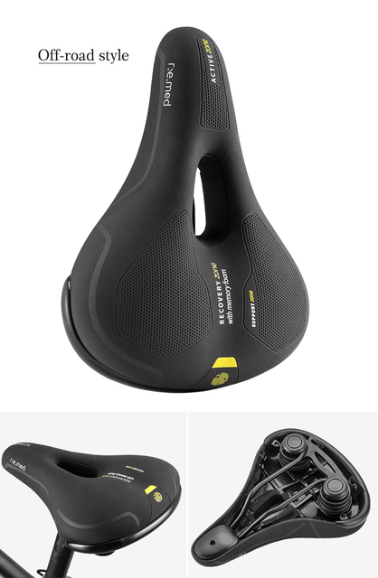 Siodełko rowerowe SELLE ROYAL MTB Athletic Unisex czarne z pianką Memory, oddychające, amortyzowane - Wianko - 13
