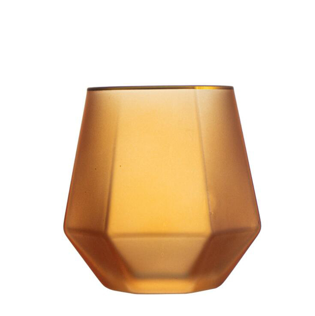TECHOME Elegancki kubek szklany w kształcie diamentu z matowym wykończeniem - Wianko - 18