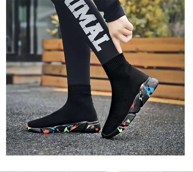 Buty do biegania mężczyźni i kobiety 2021 Sneakers Mesh męskie buty sportowe Lady trenerzy Jogging Running tenis skarpety kobiece Walking Workout A172 - Wianko - 13