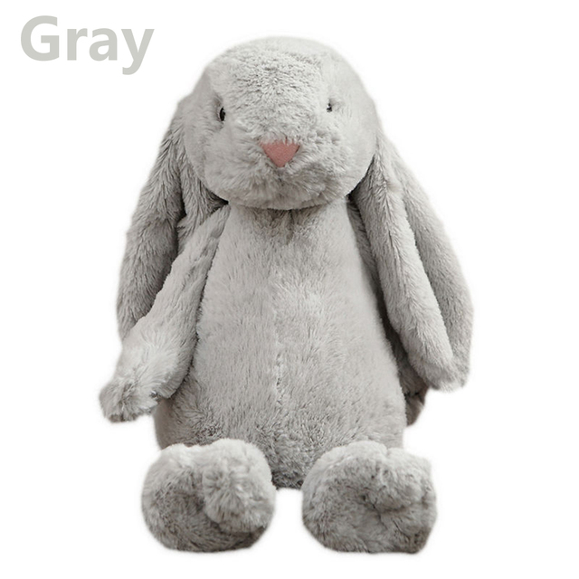 Pluszowy królik z długimi uszami - miękka lalka dla dzieci, świetny prezent urodzinowy - Wianko - 9
