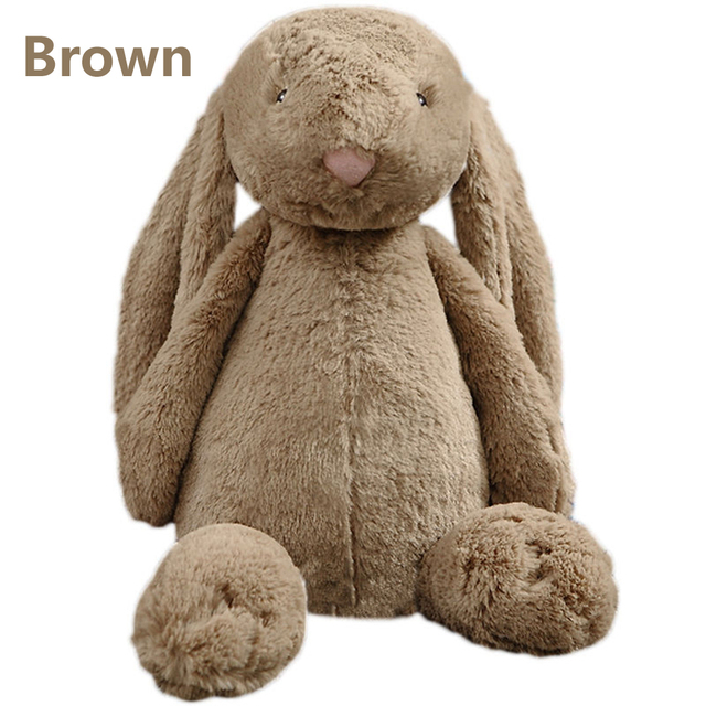 Pluszowy królik z długimi uszami - miękka lalka dla dzieci, świetny prezent urodzinowy - Wianko - 14