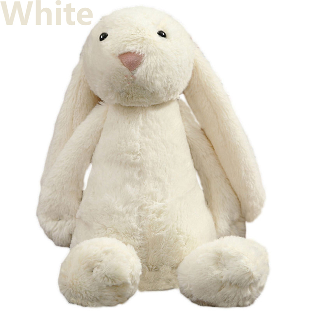 Pluszowy królik z długimi uszami - miękka lalka dla dzieci, świetny prezent urodzinowy - Wianko - 8