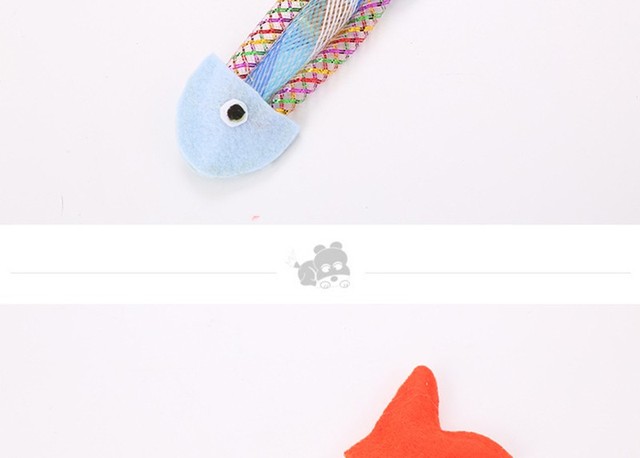 Interaktywna zabawka dla kotów - kij molowy w kształcie ryby z kocimiętką Naturl, czyszcząca zęby kota - Wianko - 8