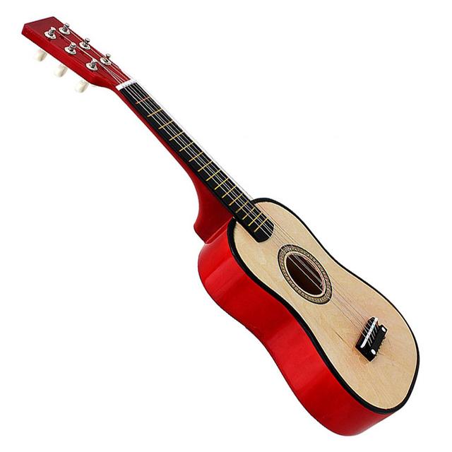 Gitara akustyczna 23 Cala, kolor drewna, 6 strun, instrument muzyczny - Wianko - 3