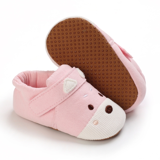 Maluch 2021 - Nowe buty dla noworodka, chłopców i dziewczynek, zwierzęce wzory, miękka i antypoślizgowa podeszwa, ciepłe buty dla dzieci - Wianko - 3
