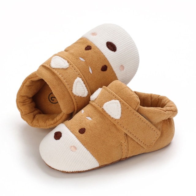 Maluch 2021 - Nowe buty dla noworodka, chłopców i dziewczynek, zwierzęce wzory, miękka i antypoślizgowa podeszwa, ciepłe buty dla dzieci - Wianko - 12