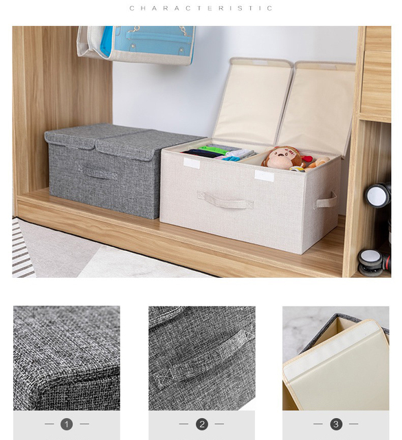 Torba do przechowywania ubrań, kołder, koców i pościeli ze wzmocnionym uchwytem - Organizer Box Premium - Wianko - 3