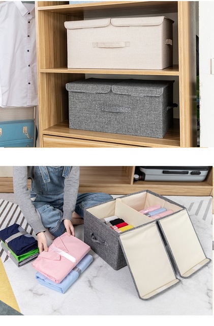 Torba do przechowywania ubrań, kołder, koców i pościeli ze wzmocnionym uchwytem - Organizer Box Premium - Wianko - 9